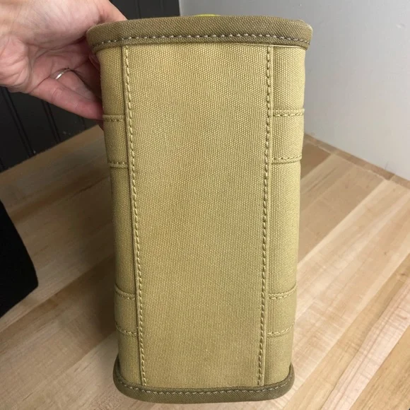 Marc Jacobs Small The Tote Bag Slate Green Multi Color Block EUC - Picture 7 of 10